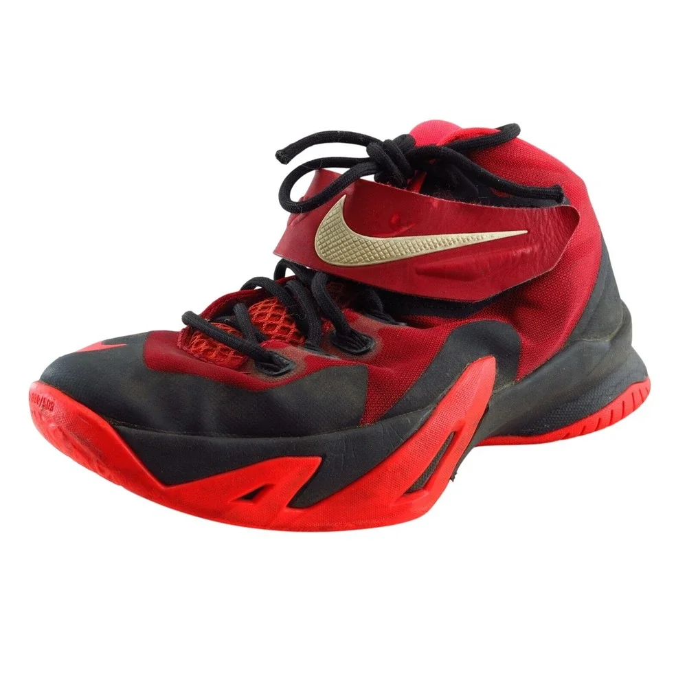 Nike Boys' Athletic Shoes Size‎ 3.5 Red Synthetic Lightweight Supportive Sport